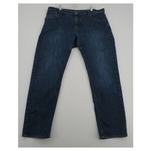 Marmot Mens Denim Jeans Dark Wash Straight Leg Blue‎ Pants Size 38